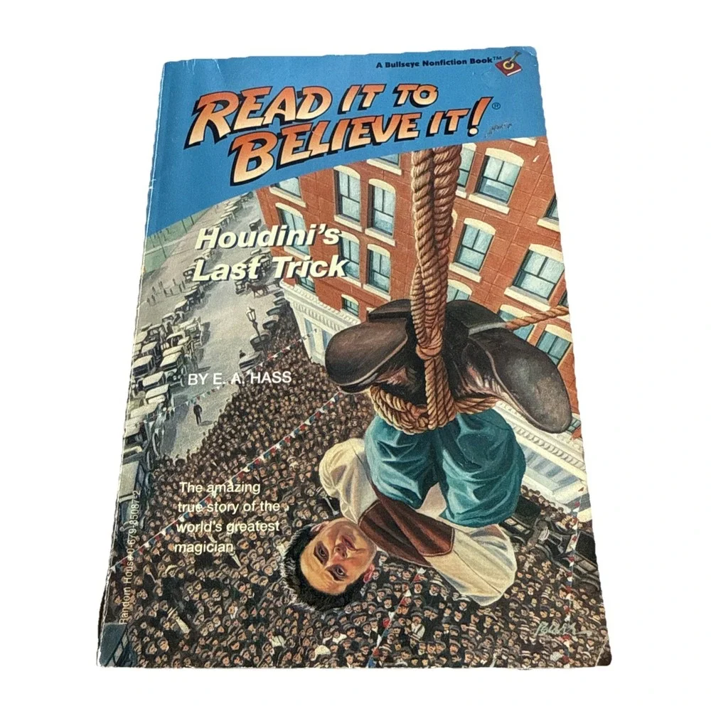 Read‎ It To Believe It Houdini's Last Trick (1995 Paperback)